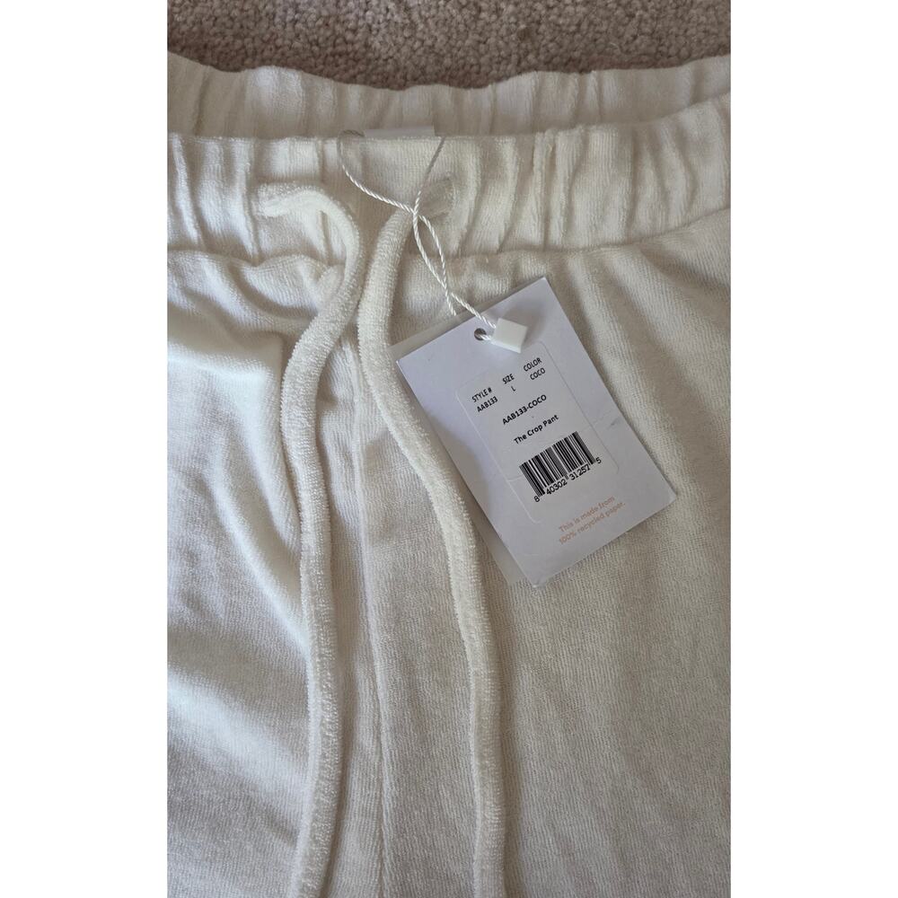 NWT Andie The Crop Pant Color COCO Size Large - Picture 3 of 10